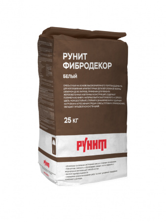 Рунит Фибродекор белый – продукция Рунит